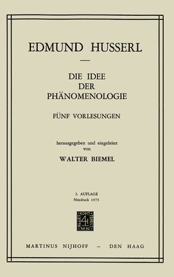 Die Idee der Phnomenologie 1