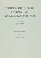 Harry A. Poeze, Harry A Poeze - Politiek-Politioneele Overzichten van Nederlandsch-Indië, Häftad