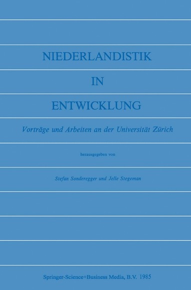 bokomslag Niederlandistik in Entwicklung