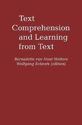 bokomslag Text Comprehension And Learning