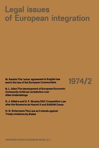 bokomslag Legal Issues of European Integration: Law Review of the Europa Instituut, University of Amsterdam