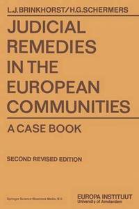 bokomslag Judicial Remedies in the European Communities