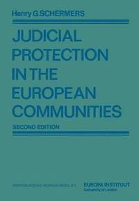 bokomslag Judicial Protection in the European Communities