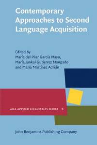bokomslag Contemporary Approaches to Second Language Acquisition