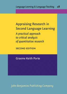 Appraising Research in Second Language Learning