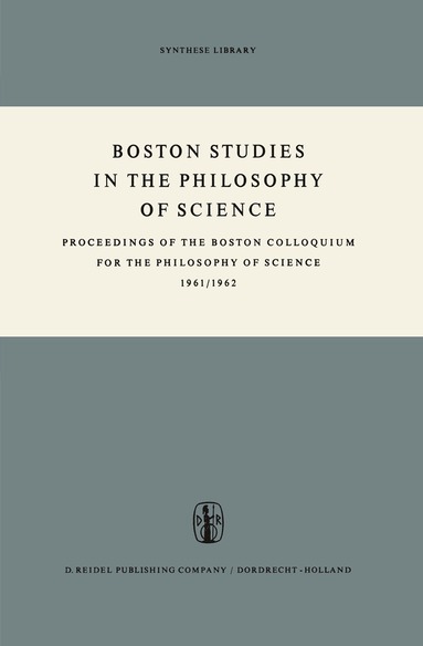 Marx W. Wartofsky - Boston Studies in the Philosophy of Science, Inbunden