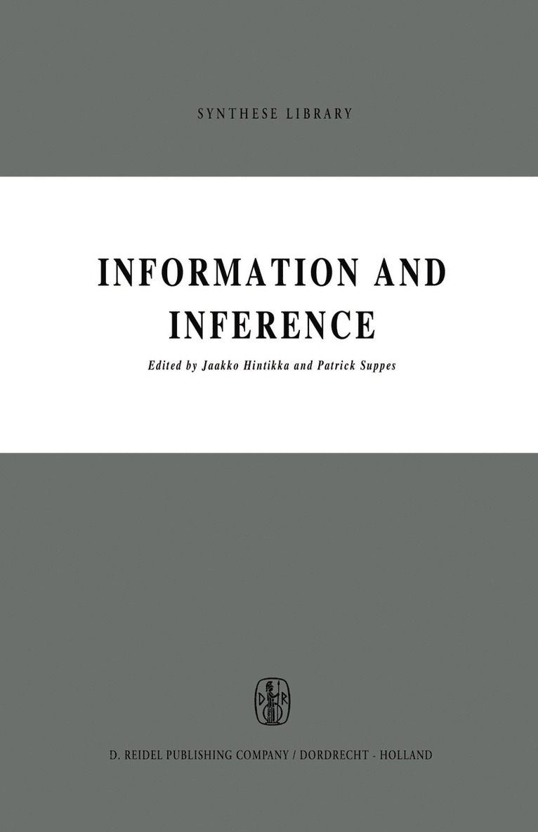Jaakko Hintikka, Patrick Suppes - Information and Inference, Inbunden