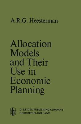 bokomslag Allocation Models and their Use in Economic Planning