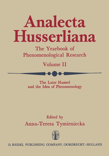 bokomslag Later Husserl and the Idea of Phenomenology