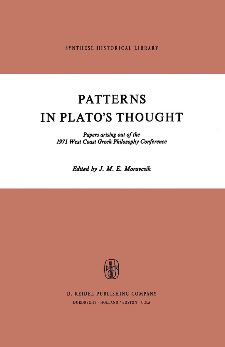 Patterns in Platos Thought 1