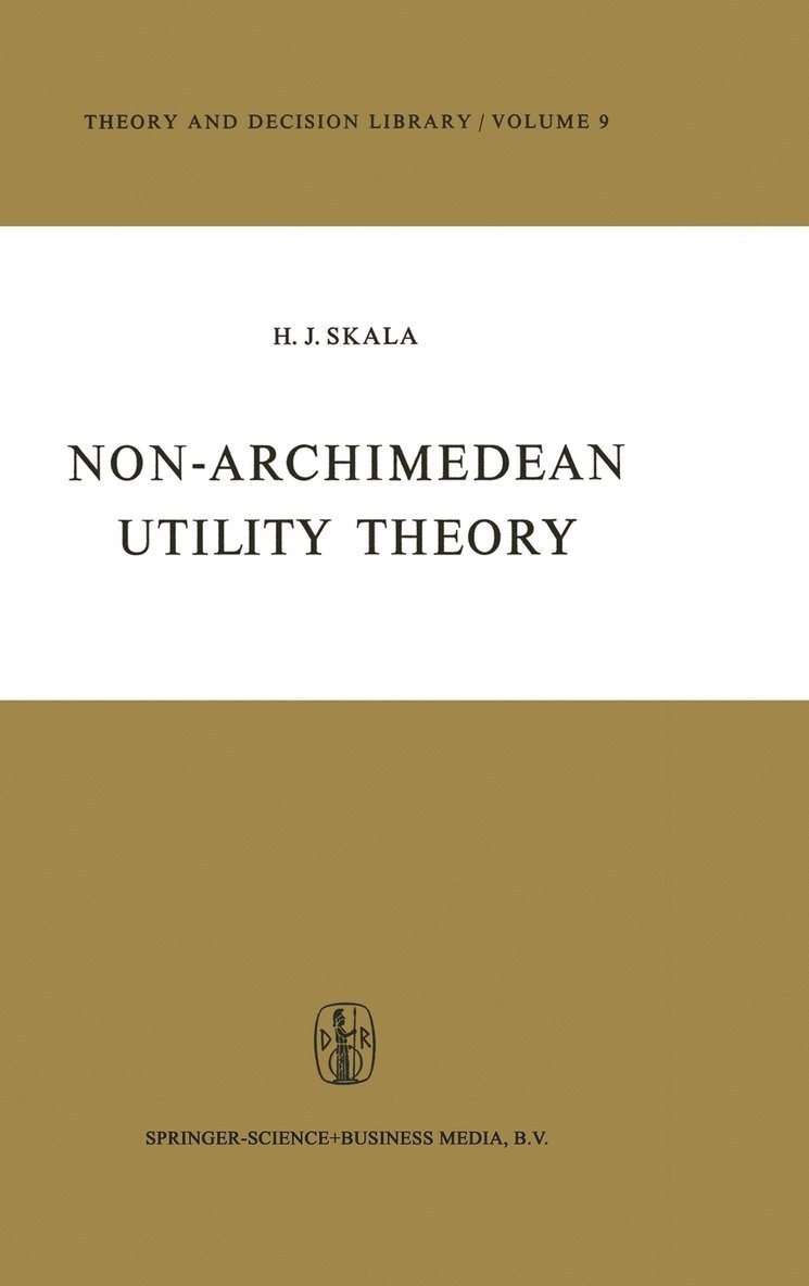 Non-Archimedean Utility Theory 1