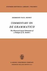bokomslag Commentary on De Grammatico