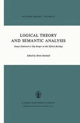 bokomslag Logical Theory and Semantic Analysis