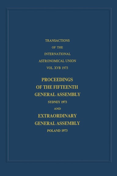 G. Contopoulos, A. Jappel - Transactions of the International Astronomical Union, Inbunden
