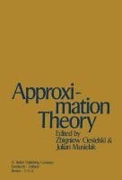 bokomslag Approximation Theory