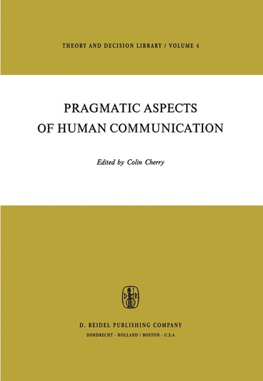 bokomslag Pragmatic Aspects of Human Communication