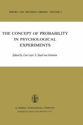 bokomslag The Concept of Probability in Psychological Experiments