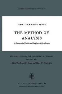 bokomslag The Method of Analysis