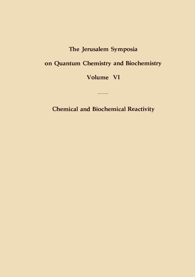 bokomslag Chemical and Biochemical Reactivity