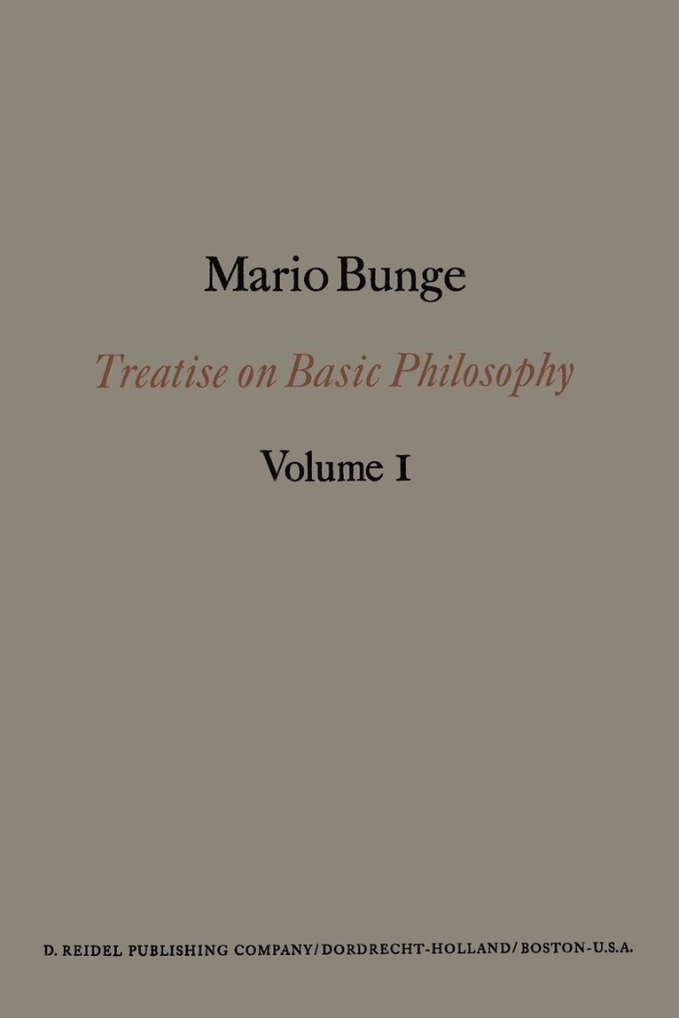 Treatise on Basic Philosophy 1