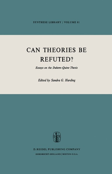 Sandra Harding - Can Theories be Refuted?, Häftad