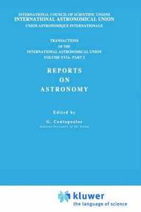 bokomslag Transactions of the International Astronomical Union, Volume XVI: Reports on Astronomy, Part II