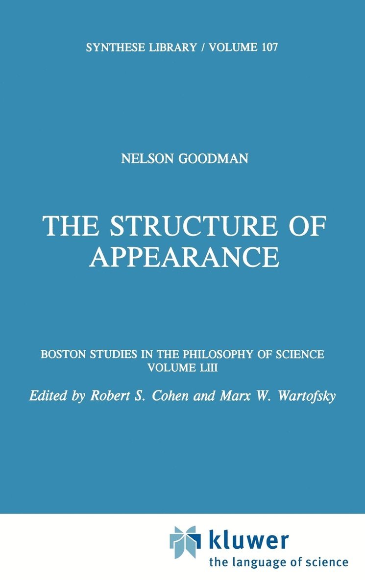The Structure of Appearance 1