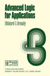 bokomslag Advanced Logic for Applications