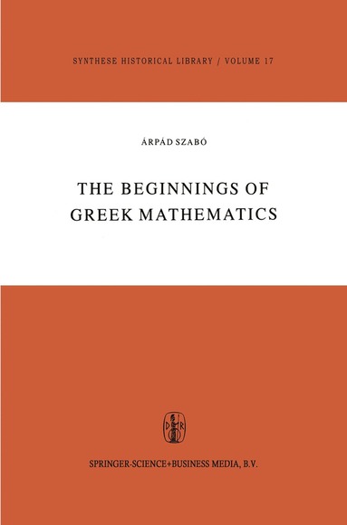 bokomslag Beginnings of Greek Mathematics