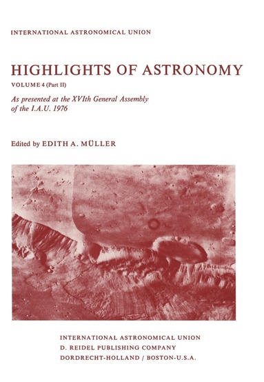 E.A. Müller - Highlights of Astronomy, Häftad
