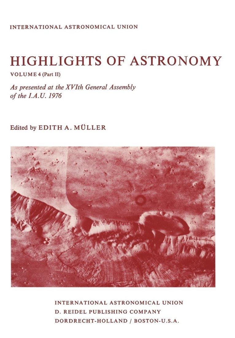 Highlights of Astronomy 1