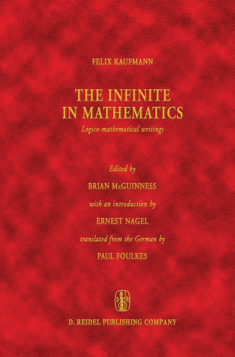 The Infinite in Mathematics 1