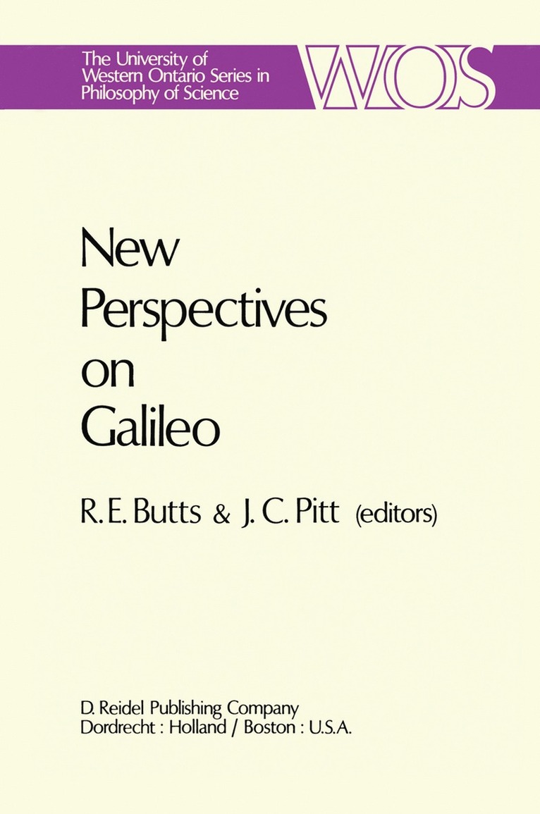 Robert E. Butts, Joseph C. Pitt, Robert E. Butts - New Perspectives on Galileo, Inbunden