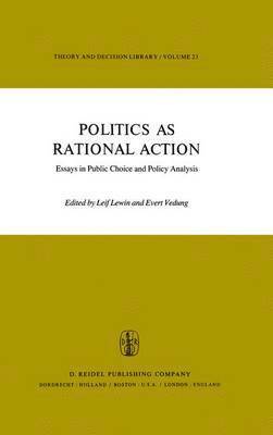 bokomslag Politics as Rational Action