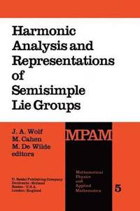 bokomslag Harmonic Analysis and Representations of Semisimple Lie Groups