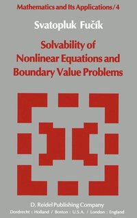 bokomslag Solvability of Nonlinear Equations and Boundary Value Problems