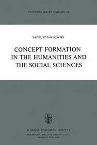 bokomslag Concept Formation in the Humanities and the Social Sciences