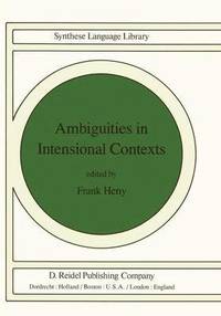 bokomslag Ambiguities in Intensional Contexts