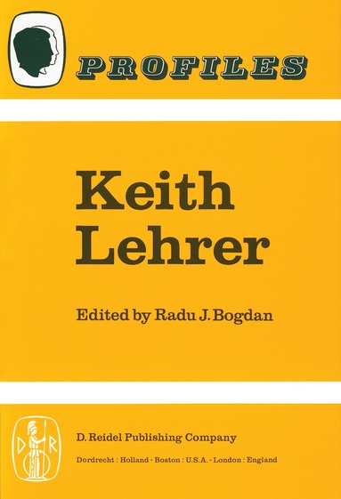 bokomslag Keith Lehrer