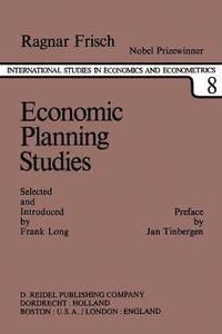 bokomslag Economic Planning Studies