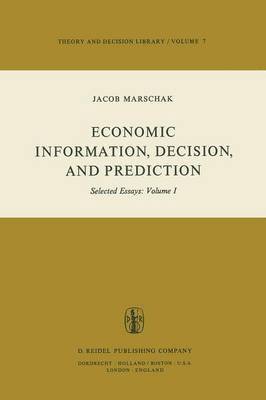 bokomslag Economic Information, Decision, and Prediction