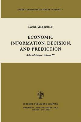 bokomslag Economic Information, Decision, and Prediction