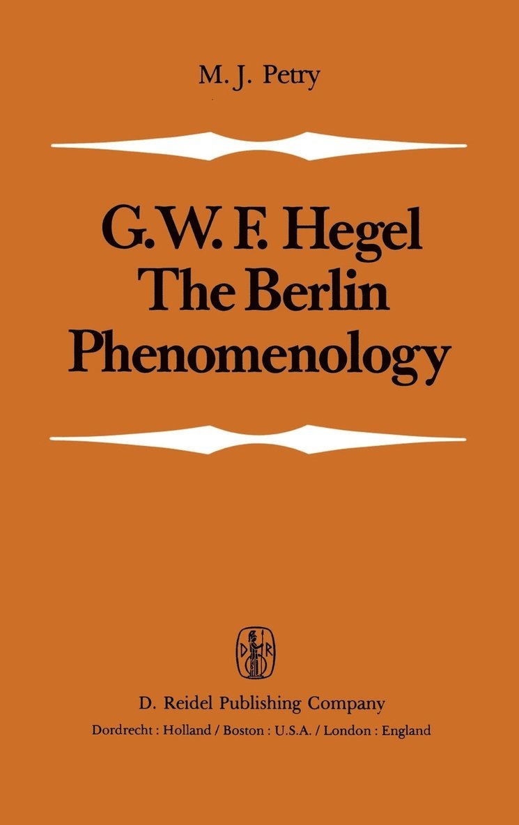The Berlin Phenomenology 1