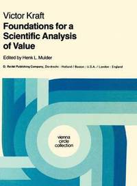 bokomslag Foundations for a Scientific Analysis of Value