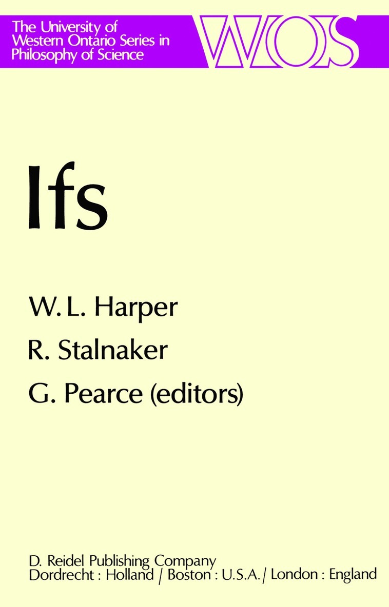 W.L. Harper, G.A. Pearce, R. Stalnaker, W. L. Harper, G. a. Pearce, G. A. Pearce - IFS, Häftad