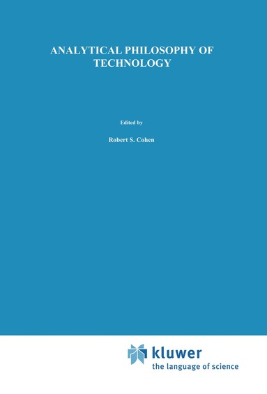 bokomslag Analytical Philosophy of Technology