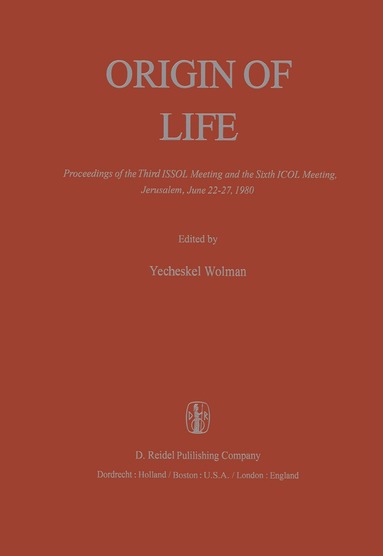 Y. Wolman - Origin of Life, Inbunden
