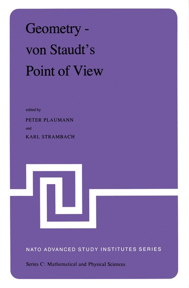 bokomslag Geometry - von Staudt's Point of View