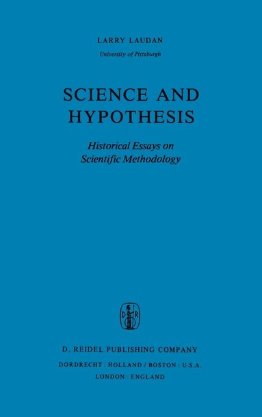 R. Laudan - Science and Hypothesis, Inbunden
