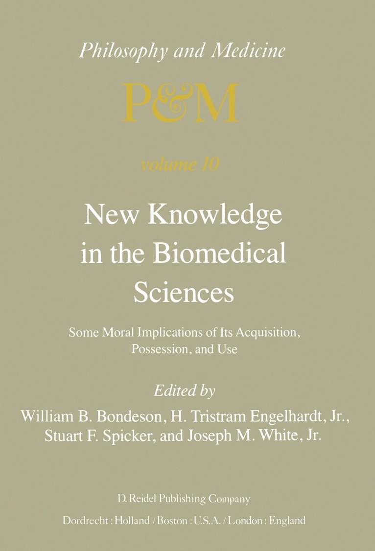 New Knowledge in the Biomedical Sciences